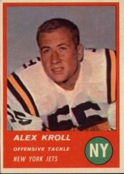1963 Fleer #16 Alex Kroll RC
