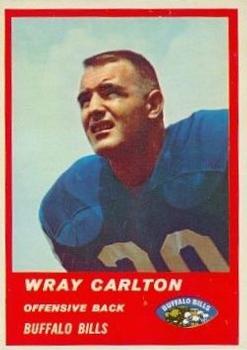 1963 Fleer #25 Wray Carlton