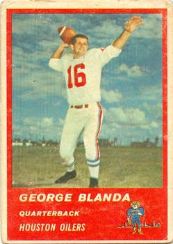 1963 Fleer #36 George Blanda