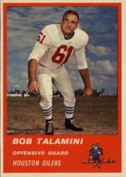 1963 Fleer #39 Bob Talamini RC