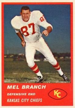1963 Fleer #54 Mel Branch
