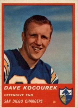 1963 Fleer #71 Dave Kocourek