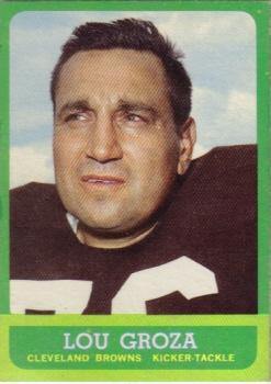 1963 Topps #19 Lou Groza SP