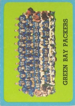 1963 Topps #97 Green Bay Packers front image