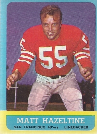 1963 Topps #142 Matt Hazeltine
