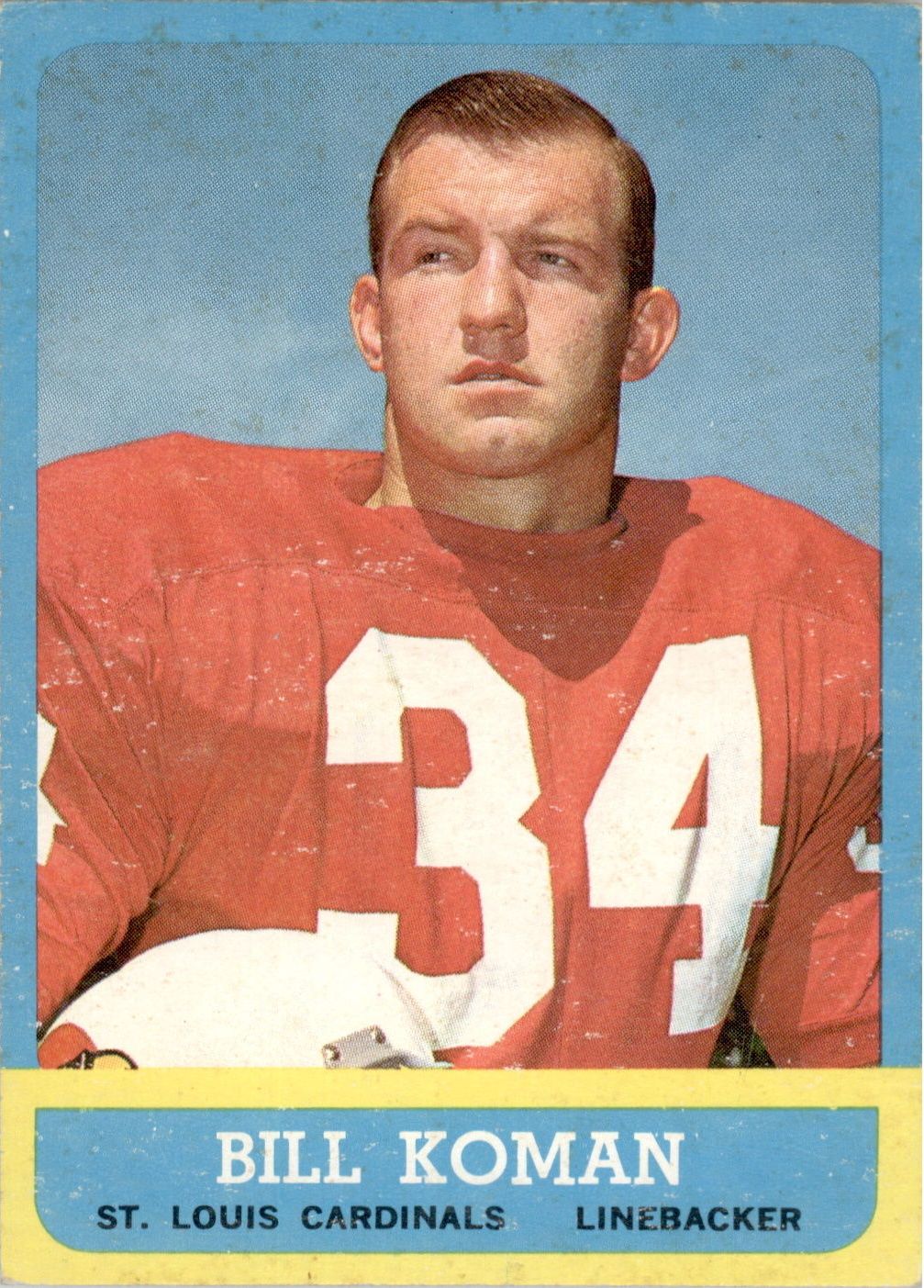 1963 Topps #154 Bill Koman RC