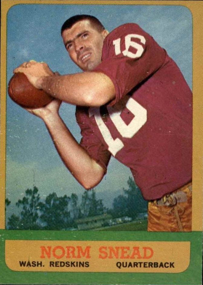 1963 Topps #158 Norm Snead SP