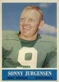 1964 Philadelphia #186 Sonny Jurgensen