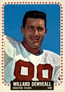 1964 Topps #72 Willard Dewveall SP RC