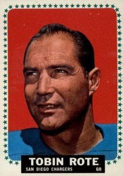1964 Topps #171 Tobin Rote SP