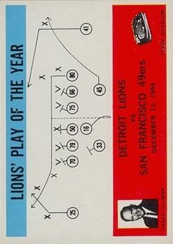 1965 Philadelphia #70 Detroit Lions