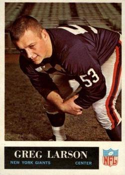 1965 Philadelphia #118 Greg Larson RC
