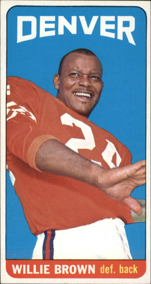 1965 Topps #46 Willie Brown SP RC