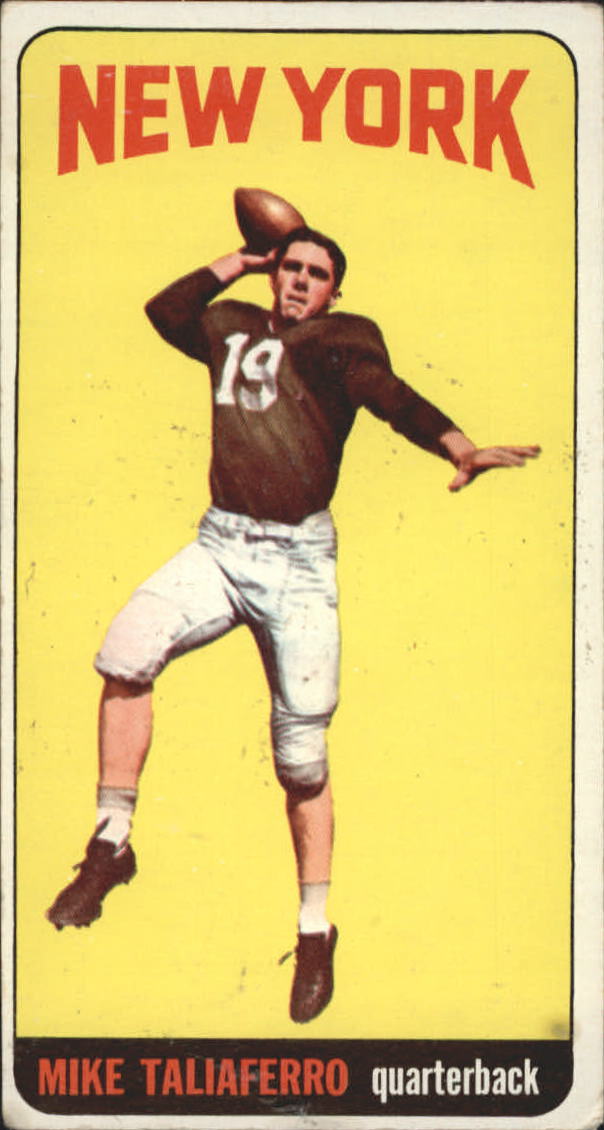 1965 Topps #128 Mike Taliaferro SP