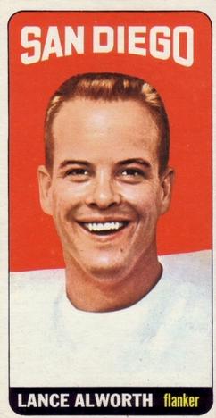 1965 Topps #155 Lance Alworth
