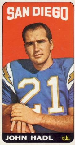 1965 Topps #161 John Hadl SP