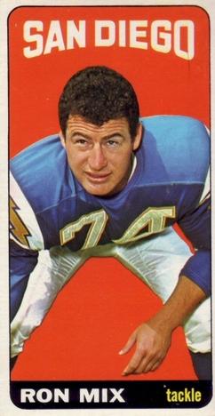 1965 Topps #168 Ron Mix