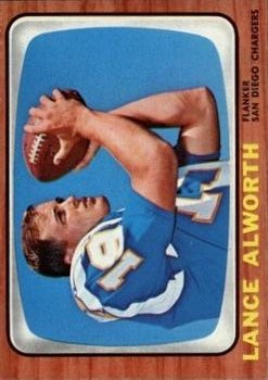 1966 Topps #119 Lance Alworth