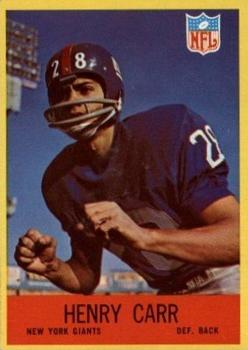 1967 Philadelphia #110 Henry Carr
