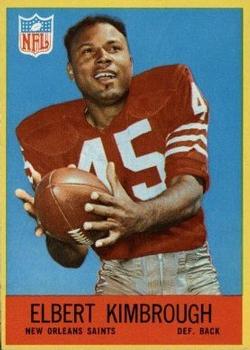 1967 Philadelphia #124 Elbert Kimbrough RC