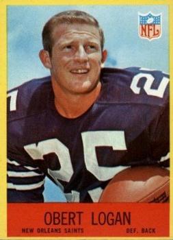 1967 Philadelphia #126 Obert Logan RC