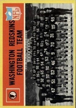 1967 Philadelphia #181 Washington Redskins