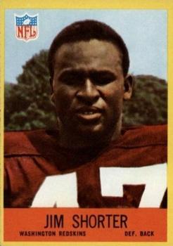 1967 Philadelphia #188 Jim Shorter RC