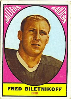 1967 Topps #106 Fred Biletnikoff