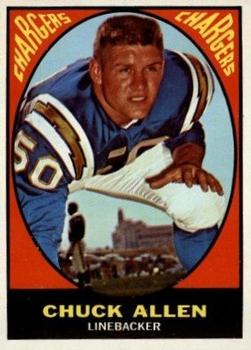 1967 Topps #129 Chuck Allen