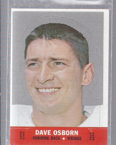 1968 Topps Stand-Ups Inserts #19 Dave Osborn