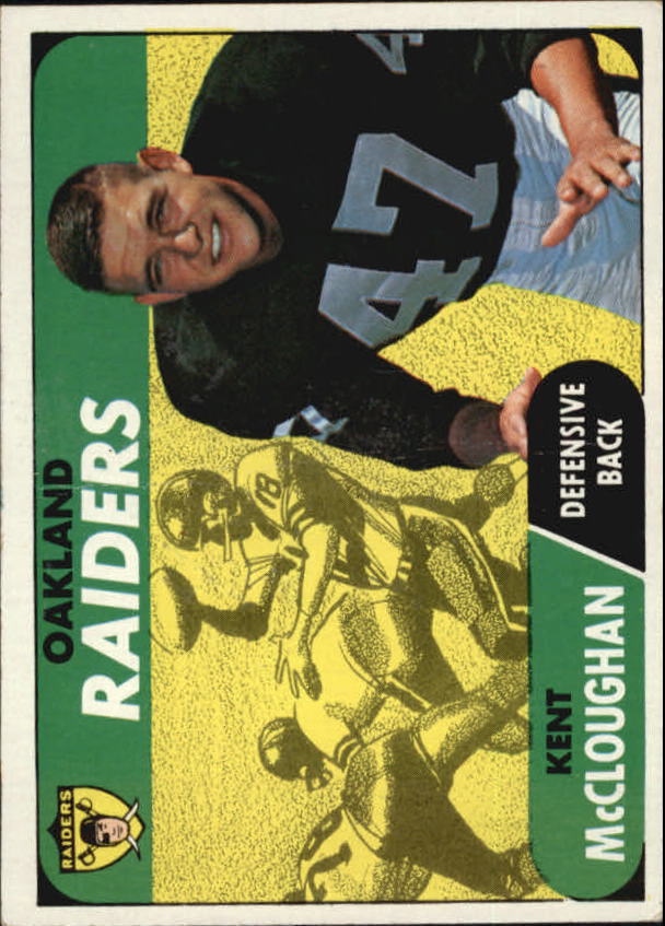 1968 Topps #12 Kent McCloughan UER