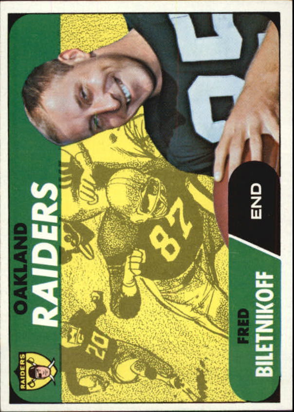 1968 Topps #168 Fred Biletnikoff