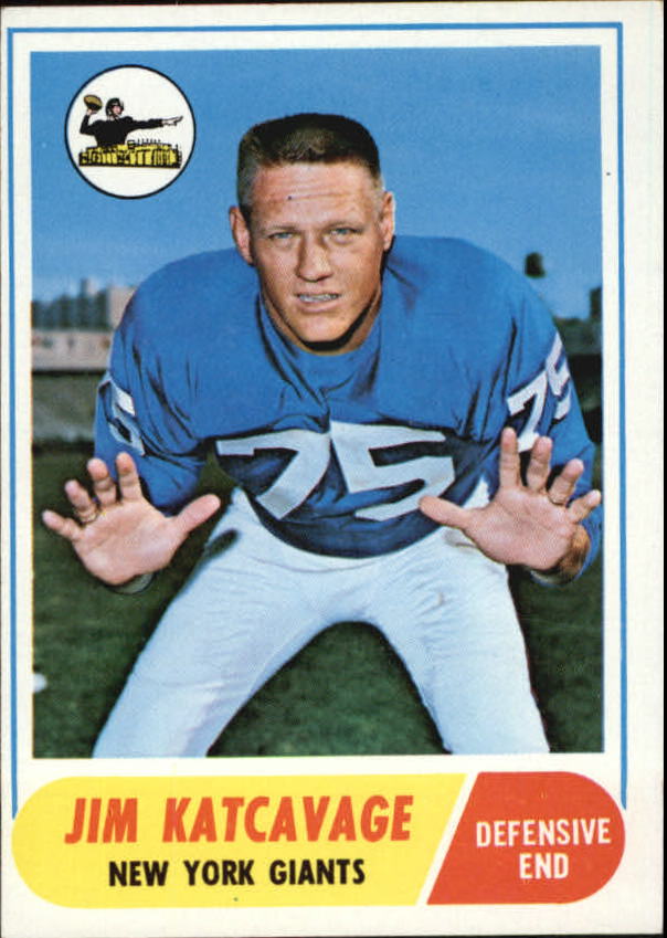 1968 Topps #187 Jim Katcavage