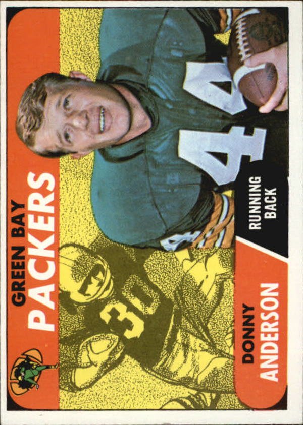 1968 Topps #209 Donny Anderson RC