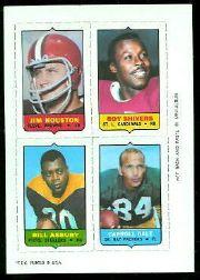 1969 Topps Four-in-One Inserts #24 Houston/Shivers/Dale/Asbury