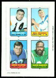 1969 Topps Four-in-One Inserts #42 Nelsen/Munson/Ramsey/Curtis
