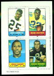 1969 Topps Four-in-One Inserts #52 Simmons/B.Hayes/Atkins/Lockhart