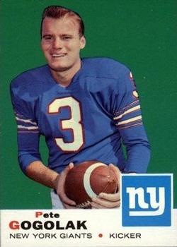 1969 Topps #62 Pete Gogolak