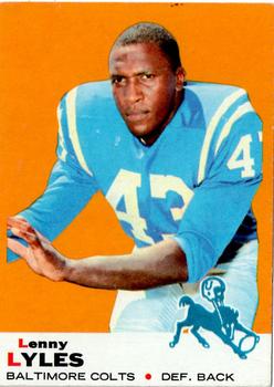 1969 Topps #72 Lenny Lyles