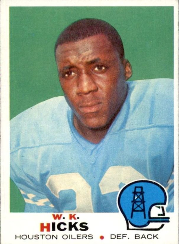 1969 Topps #152 W.K. Hicks
