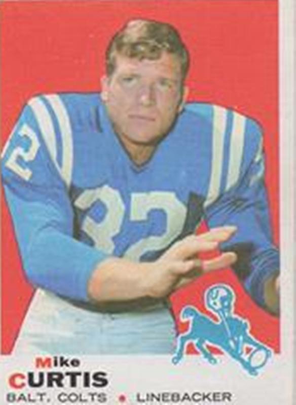 1969 Topps #229 Mike Curtis RC