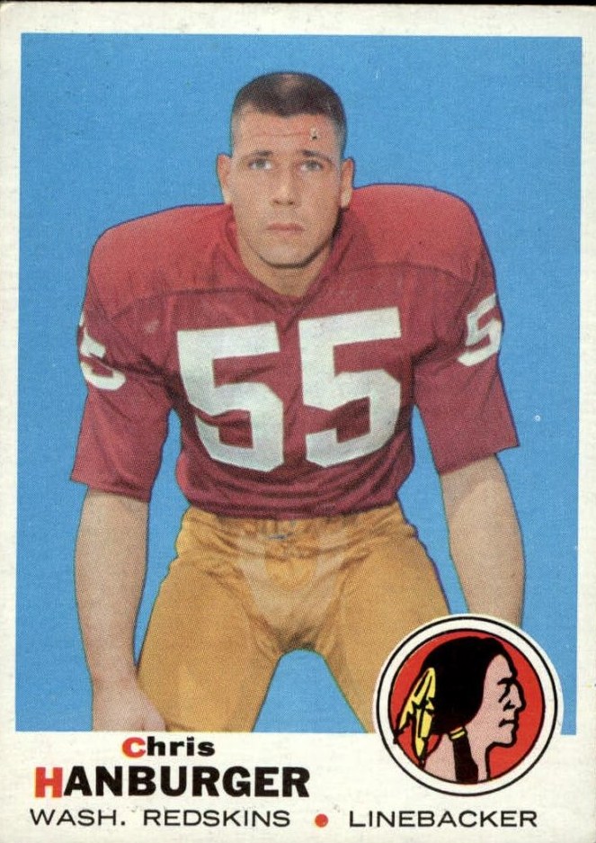 1969 Topps #248 Chris Hanburger