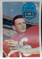 1970 Kellogg's #6 Len Dawson
