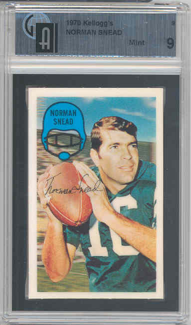 1970 Kellogg's #9 Norm Snead