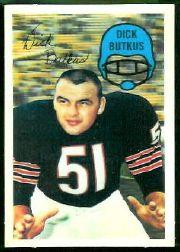 1970 Kellogg's #10 Dick Butkus