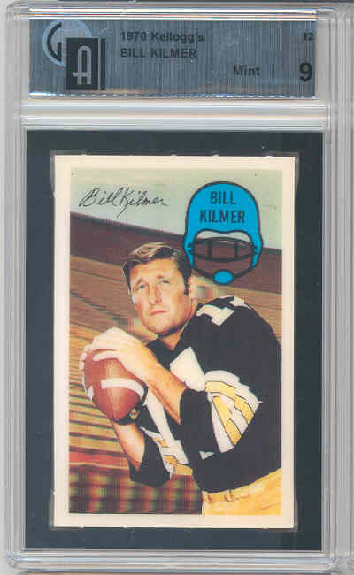 1970 Kellogg's #12 Billy Kilmer