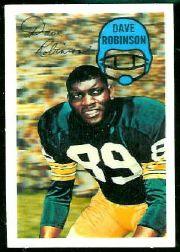 1970 Kellogg's #15 Dave Robinson