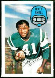 1970 Kellogg's #29 Matt Snell
