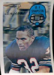 1970 Kellogg's #48 O.J. Simpson