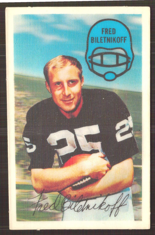 1970 Kellogg's #50 Fred Biletnikoff